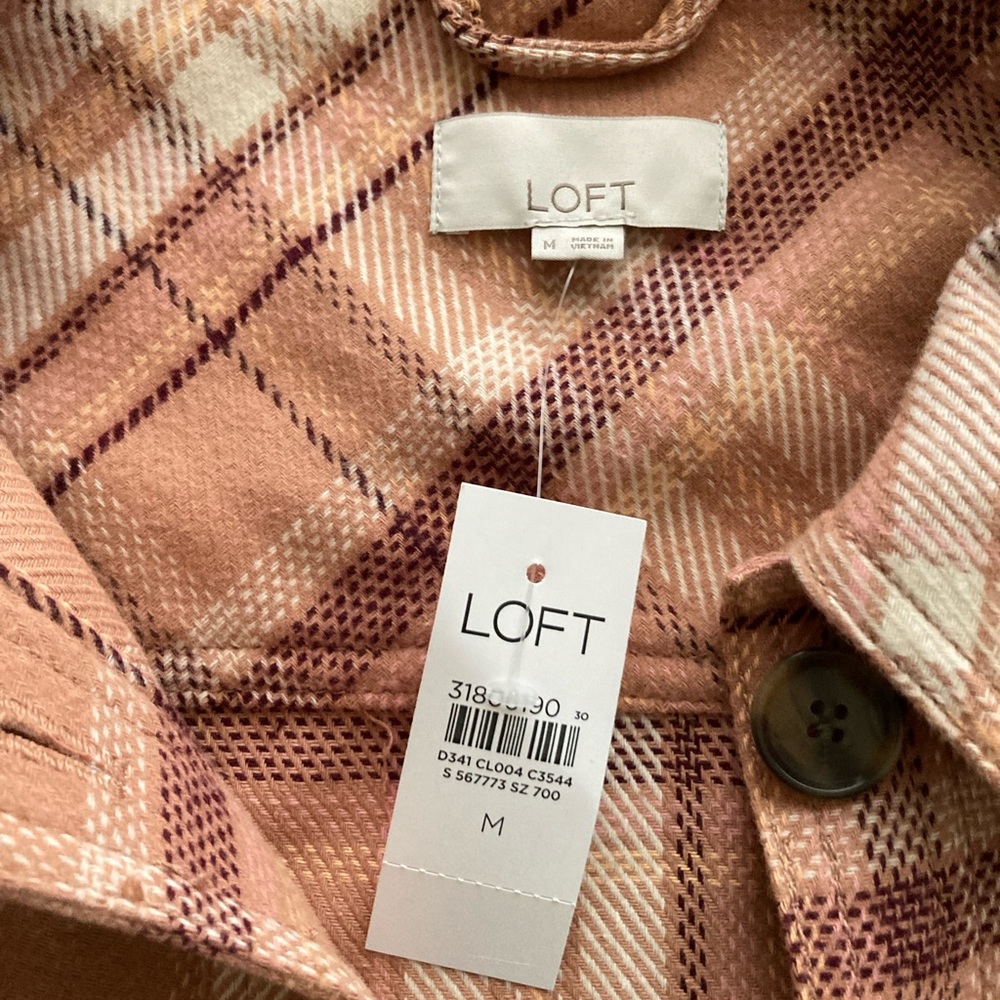 Loft plaid jacket - Picture 3 of 10